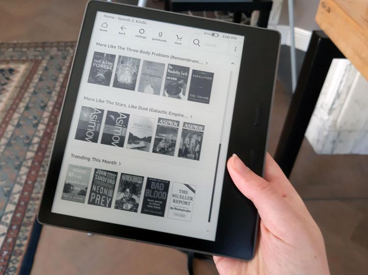 Kindle Oasis met groot 7 inch scherm